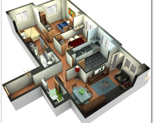 Plano-de-departamento-o-casa-en-3D